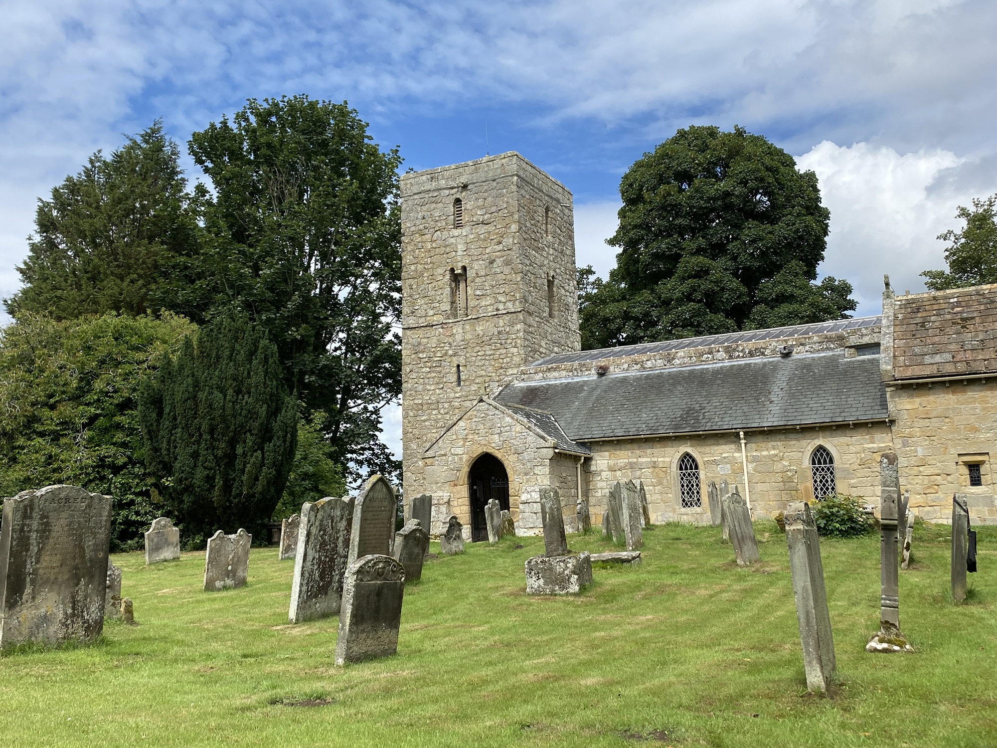 A Saxon Tower, Veteran Trees and Stone-Banked Roots: A Visit to St Andrew’s Church, Bolam