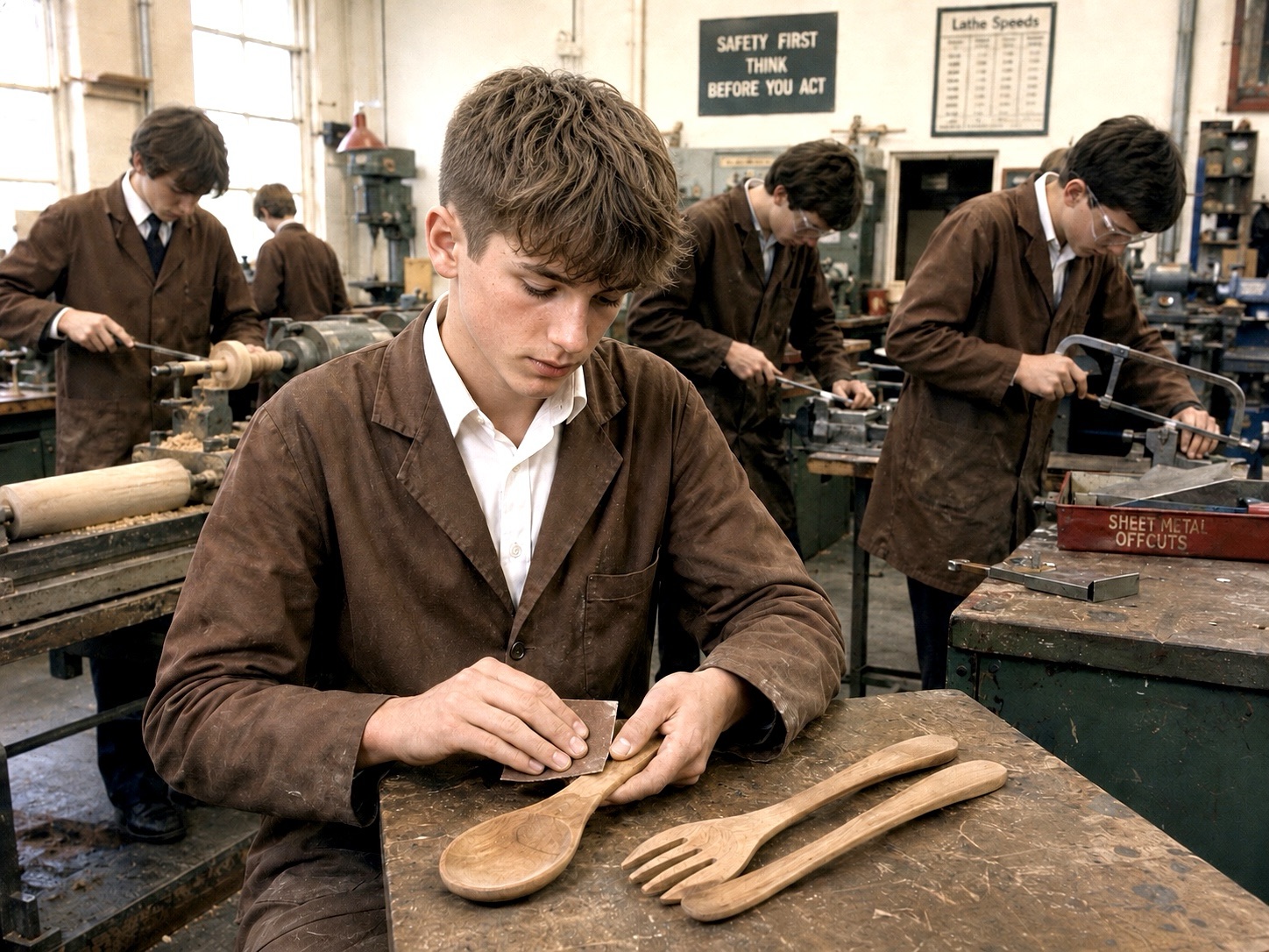 We had to read something out in class – I chose something from a porn mag