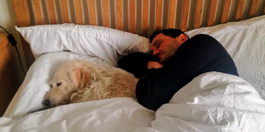 “Don’t move. I’m comfortable.”