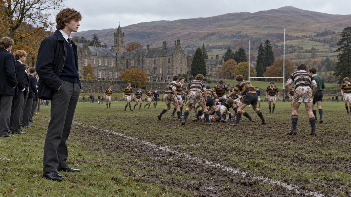 Rugby, Shops and Swimming at Sedbergh, 1976