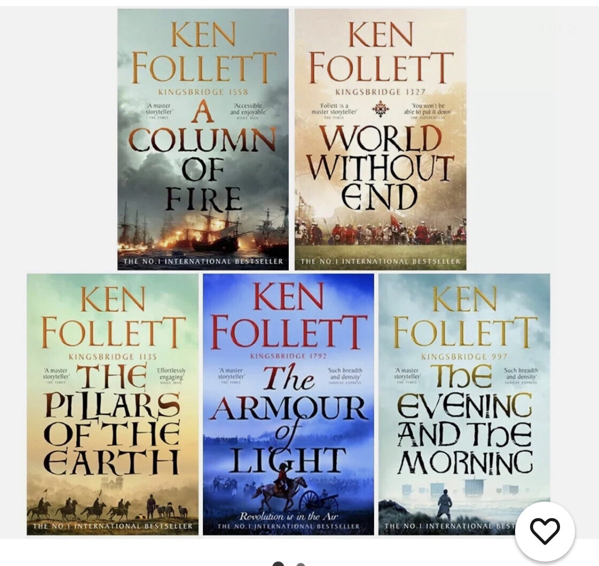 Ken Follett’s The Pillars of the Earth,
